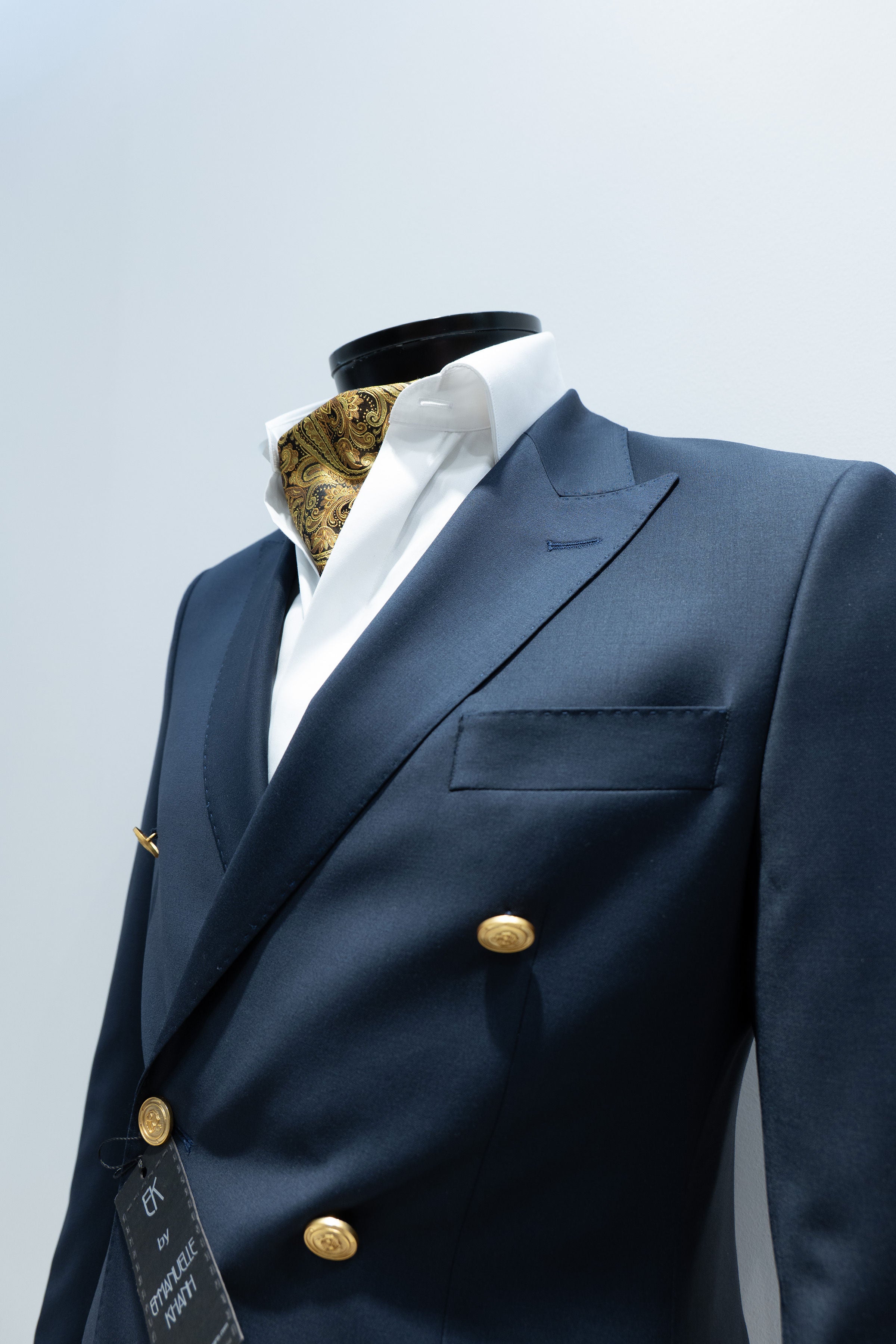 Blazer croisé Emmanuelle Khanh Bleu marine